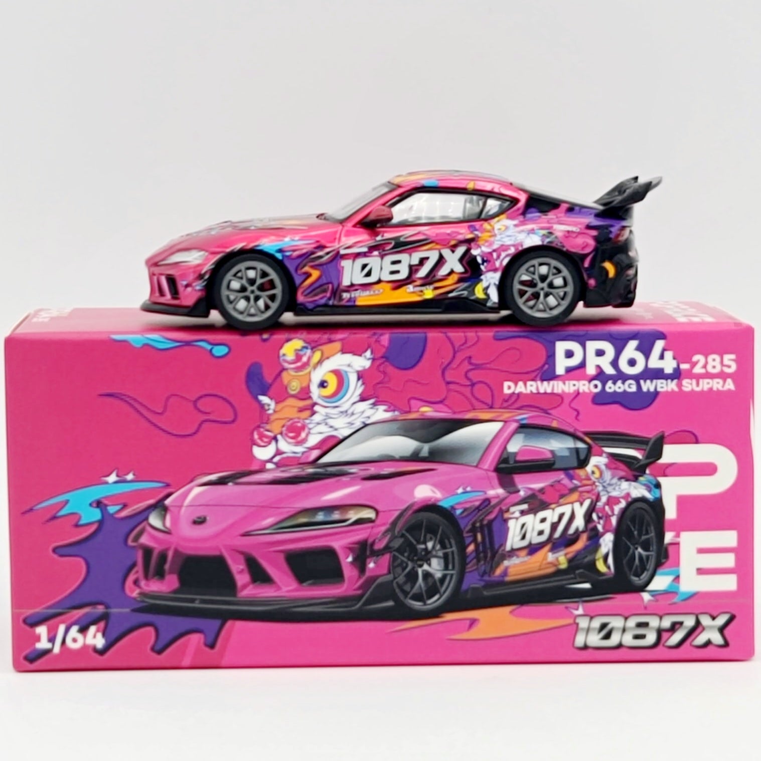 Pop Race Darwinpro 66G WBK Toyota Supra - 1:64 (2025 Limited Edition)